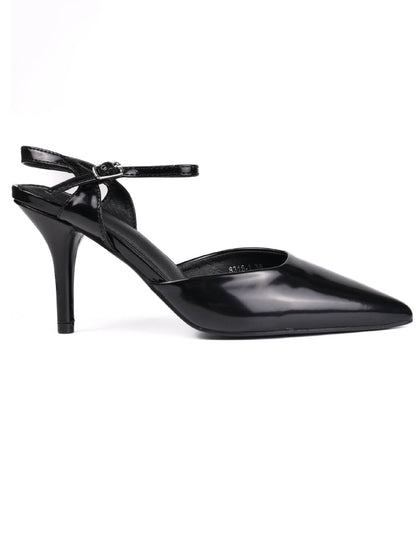 Women, Women Footwear, Black Pumps