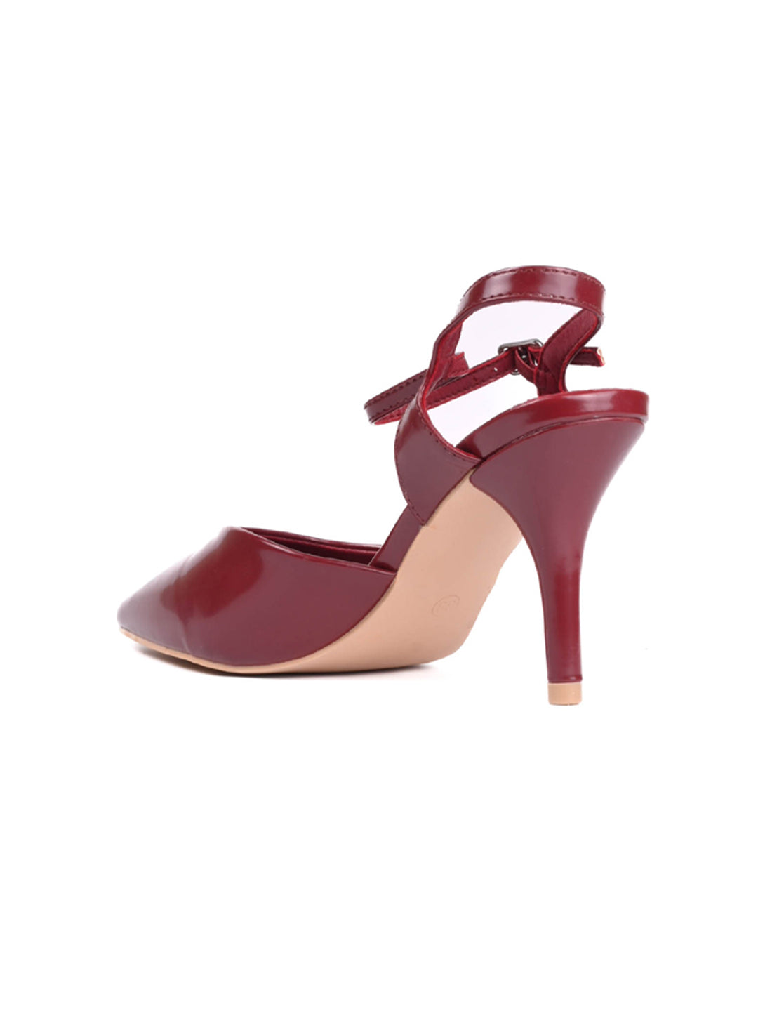 Women, Women Footwear, Maroon Pumps