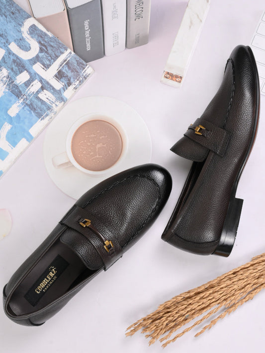 Men, Men Footwear, Coffee Formal Shoes