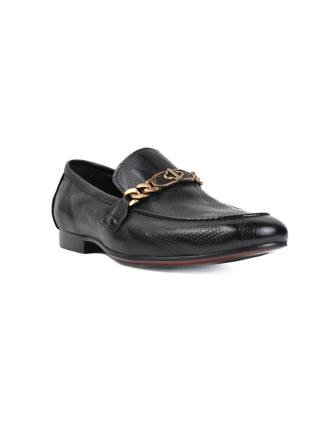 Men, Men Footwear, Black Loafers