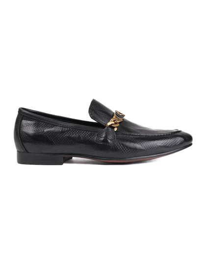 Men, Men Footwear, Black Loafers