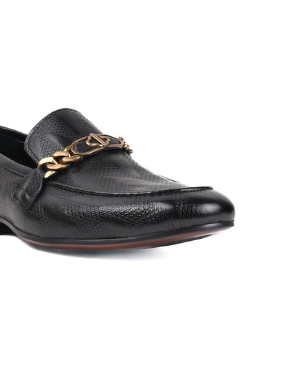 Men, Men Footwear, Black Loafers