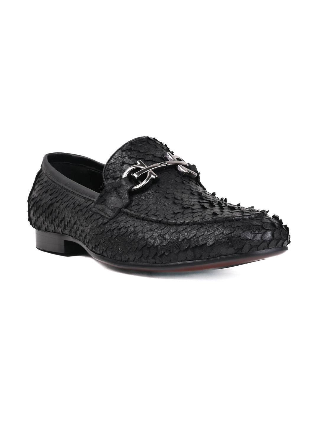 Men, Men Footwear, Black Loafers