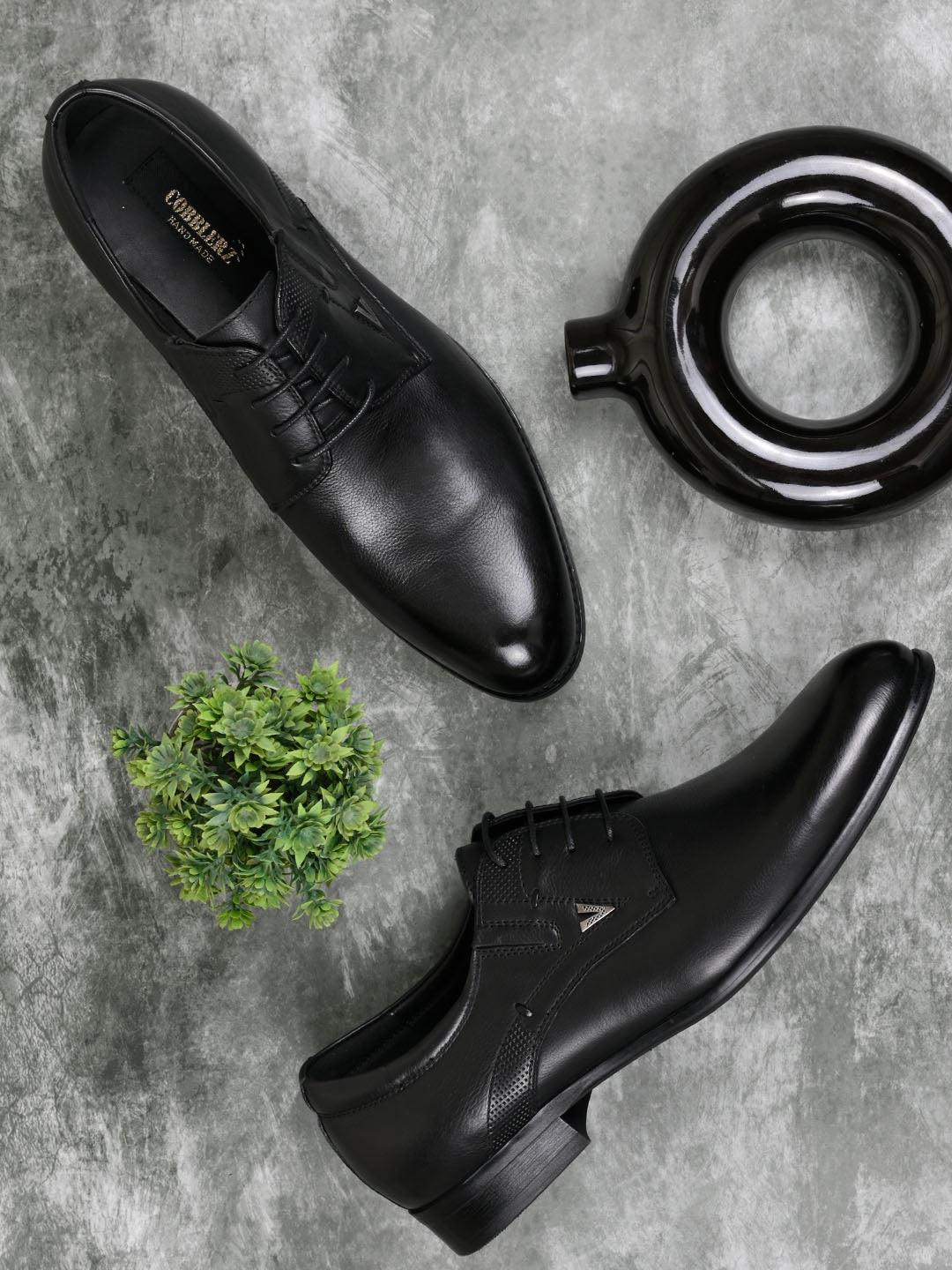 Men, Men Footwear, Black Formal Shoes