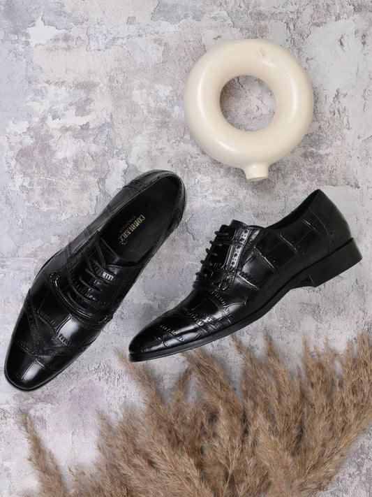 Men, Men Footwear, Black Oxford