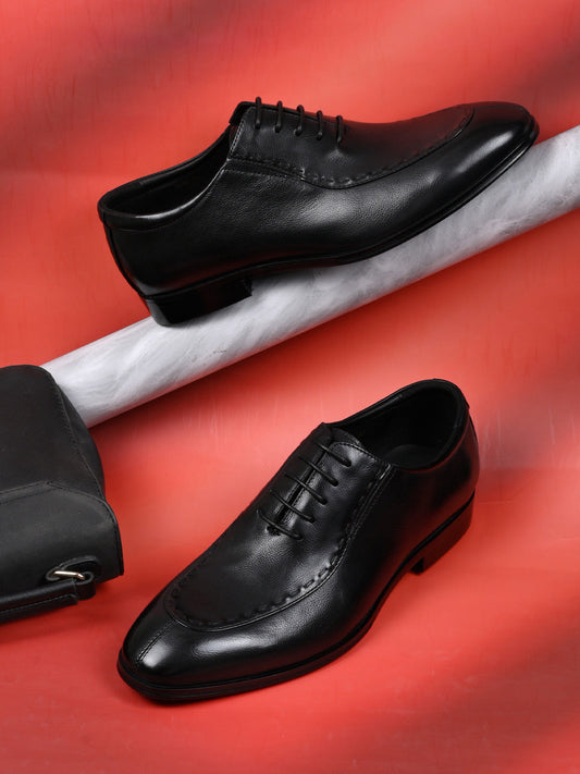 Men, Men Footwear, Black Formal Shoes