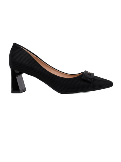 Women, Women Footwear, Black Pumps