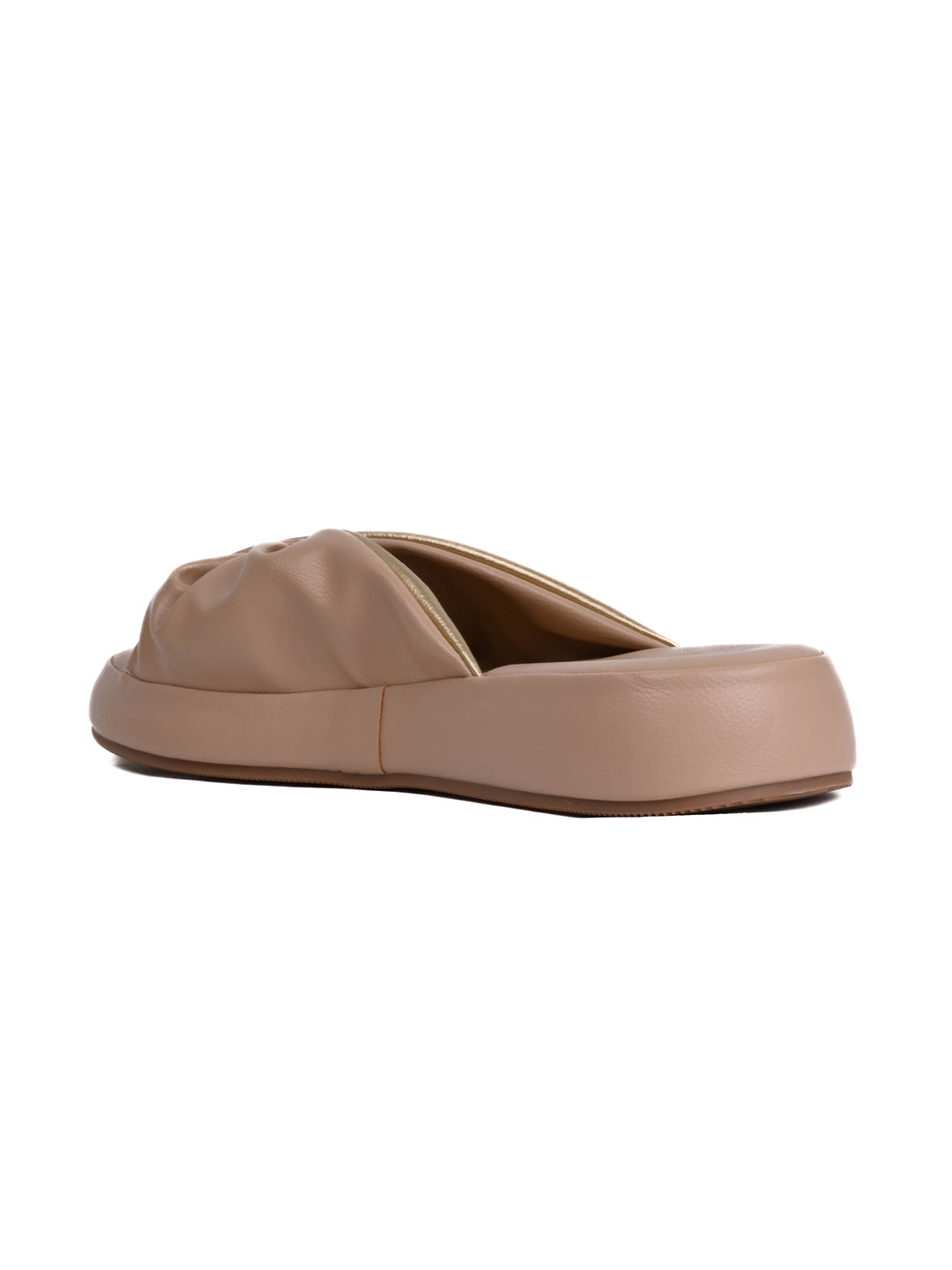 Women, Women Footwear, Beige Open Toe Flats