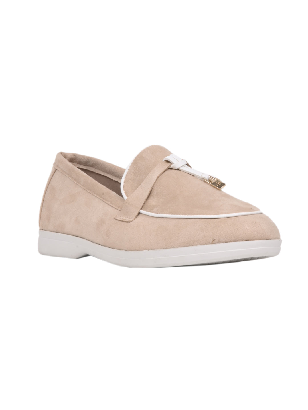 Women, Women Footwear, Beige Loafers