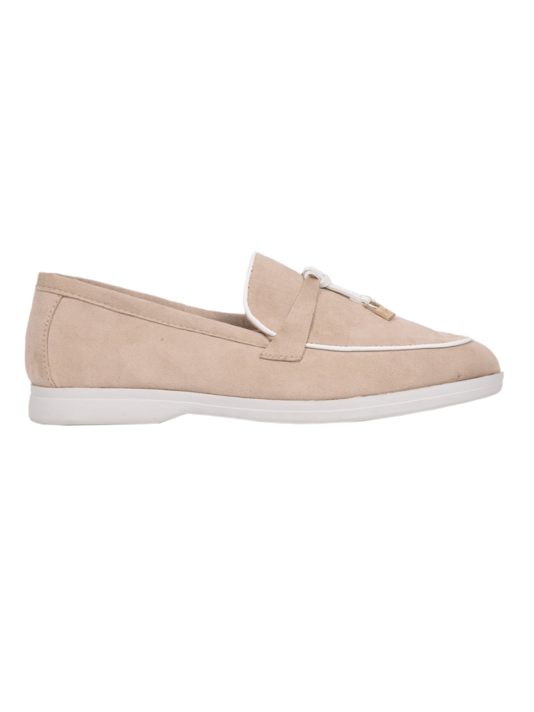 Women, Women Footwear, Beige Loafers