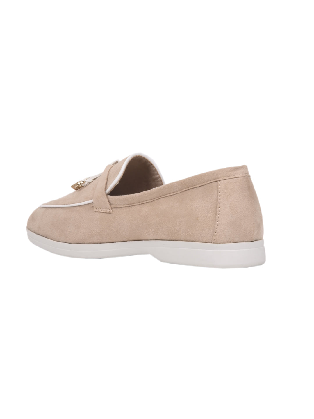 Women, Women Footwear, Beige Loafers