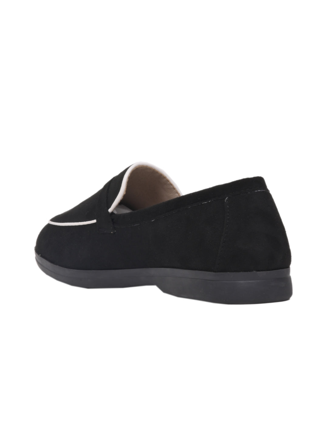 Women, Women Footwear, Black Loafers