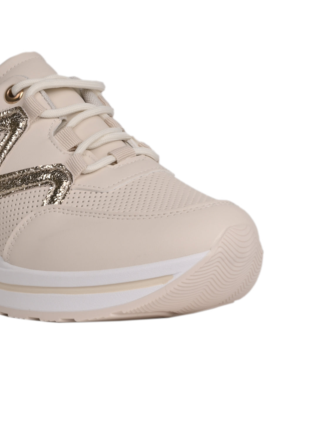 Women, Women Footwear, Beige Sneakers