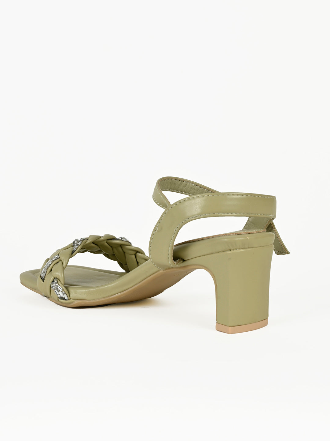 Women, Women Footwear, Olive Sandals