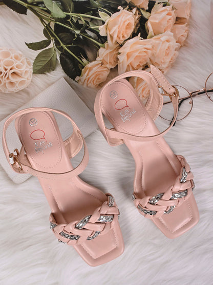 Women, Women Footwear, Pink Sandals