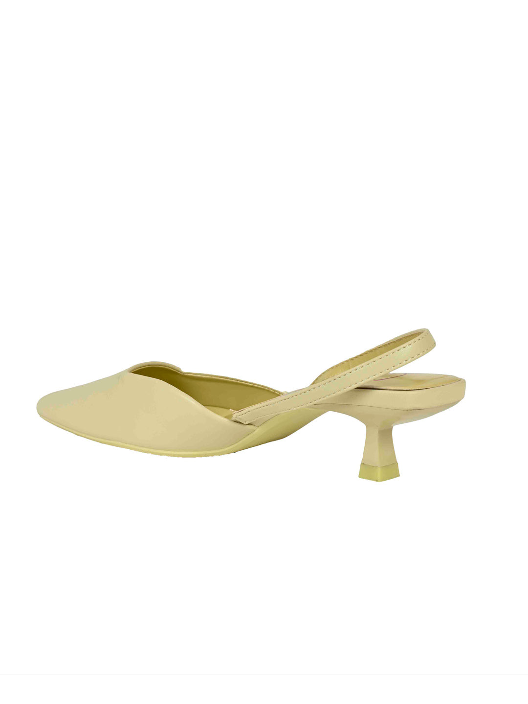 Women, Women Footwear, Yellow Pumps