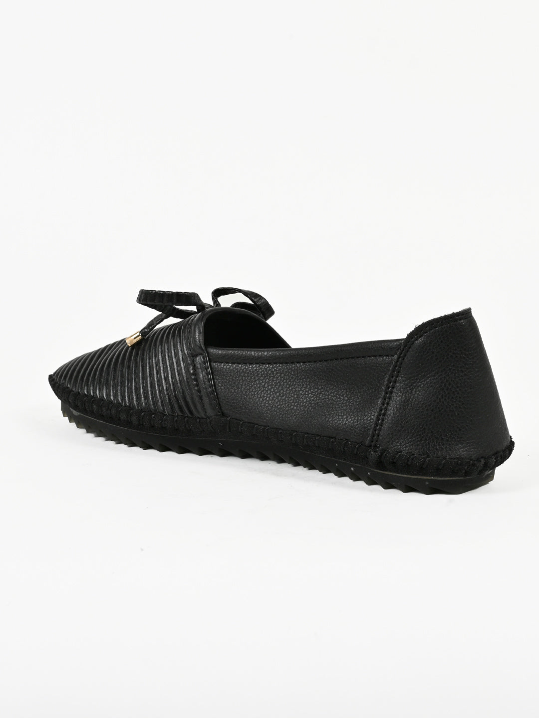 Women, Women Footwear, Black Loafers