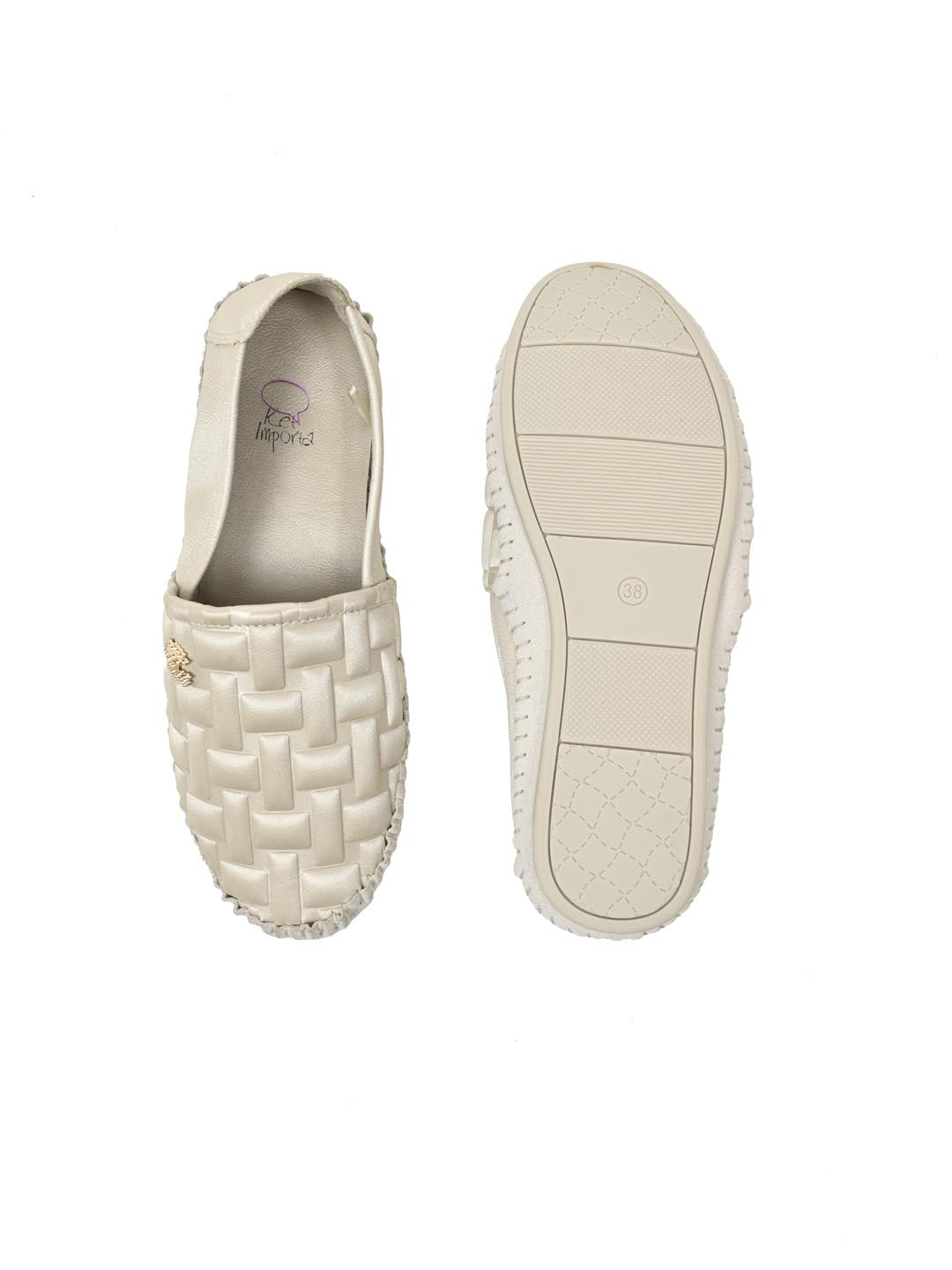 Women, Women Footwear, Beige Loafers