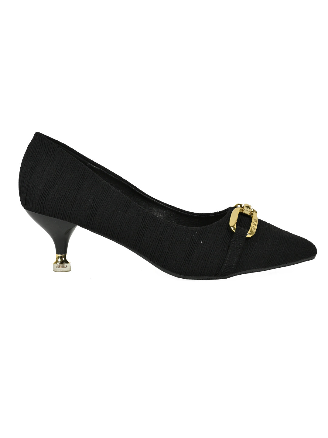 Women, Women Footwear, Black Pumps