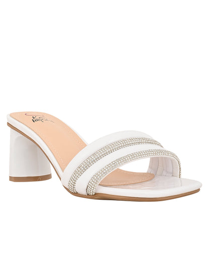 Footwear, Women Footwear, White Sandals