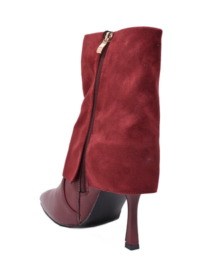 Women, Women Footwear, Maroon Boots