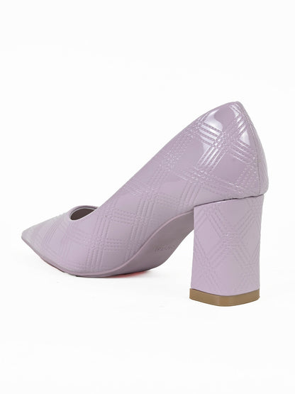 Women, Women Footwear, Purple Pumps