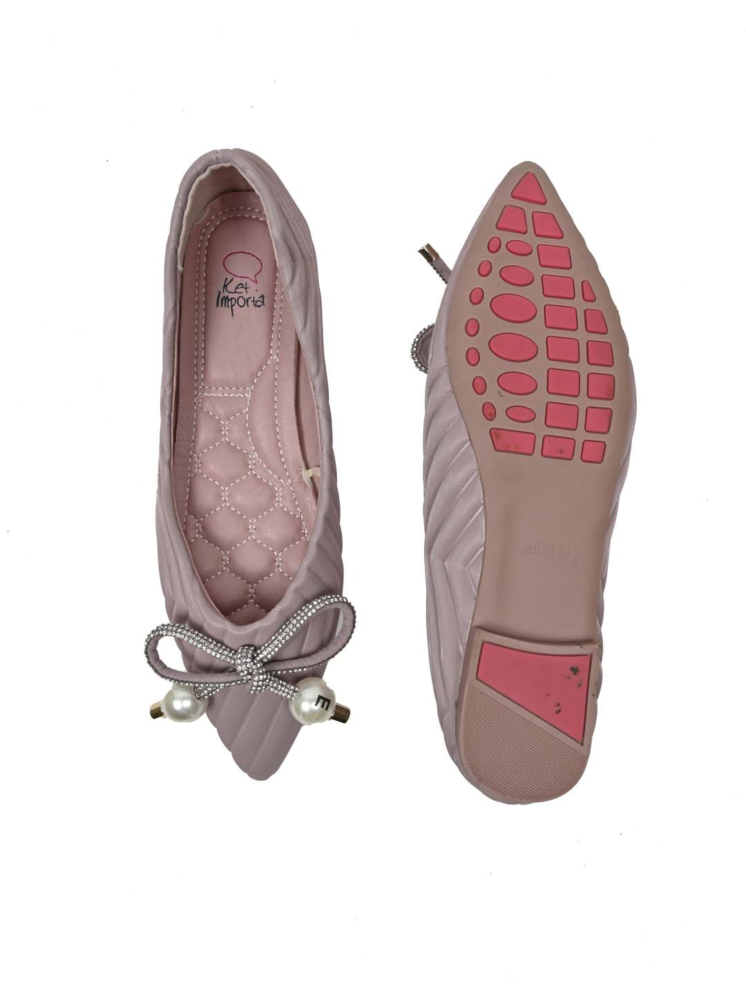 Women, Women Footwear, Lilac Ballerinas