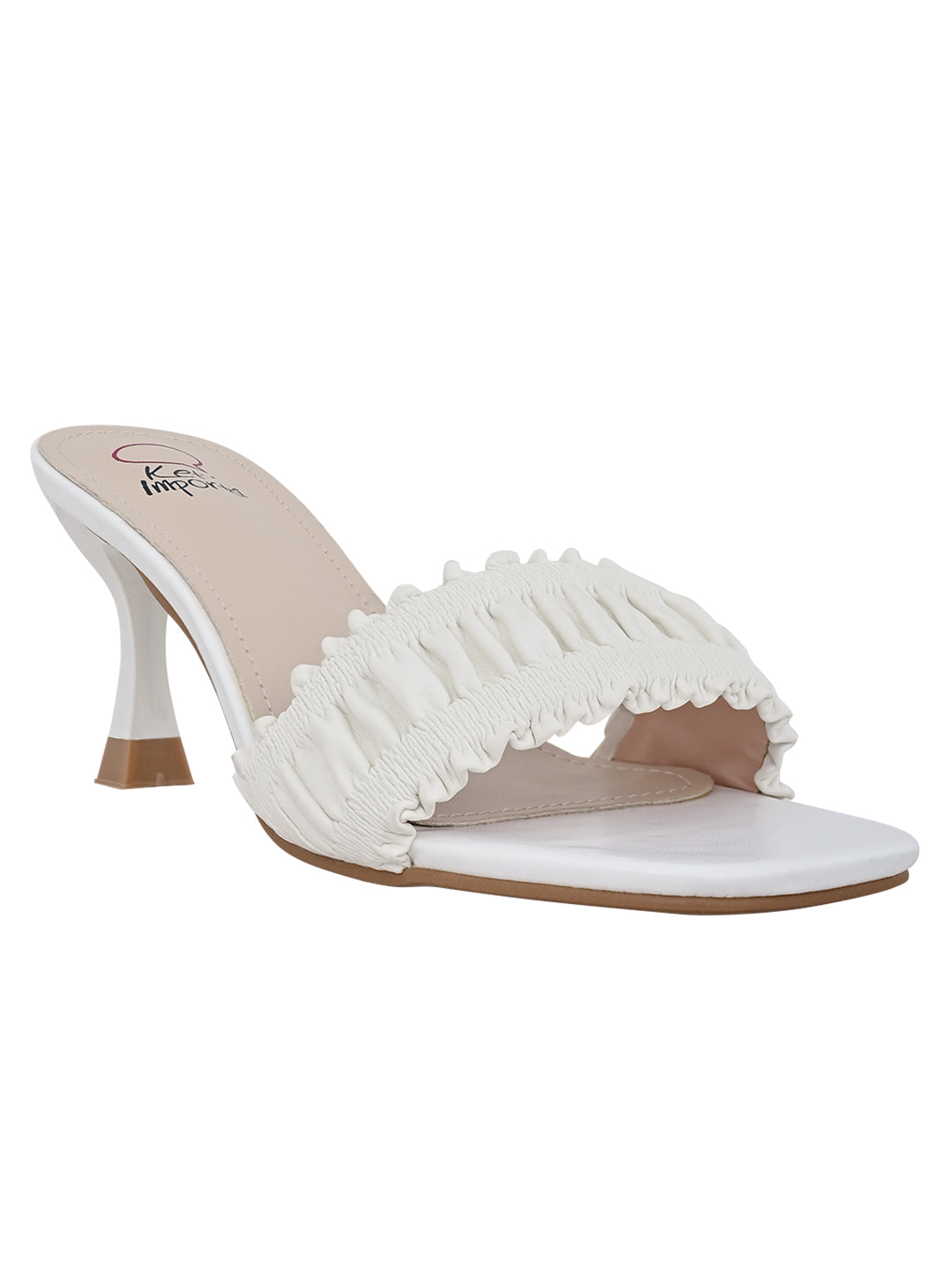 Footwear, Women Footwear, White Sandals