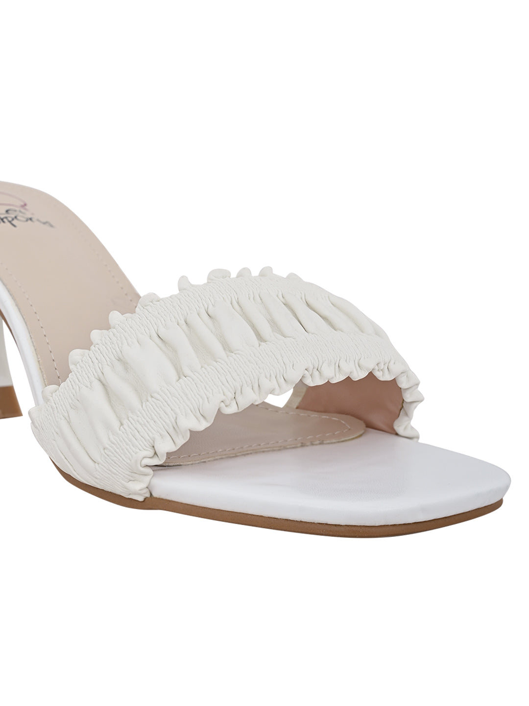 Footwear, Women Footwear, White Sandals