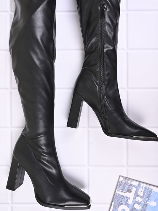 Women, Women Footwear, Black Boots