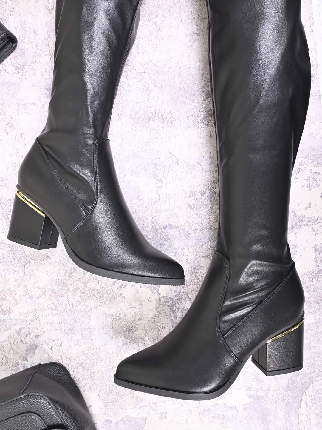 Women, Women Footwear, Black Boots