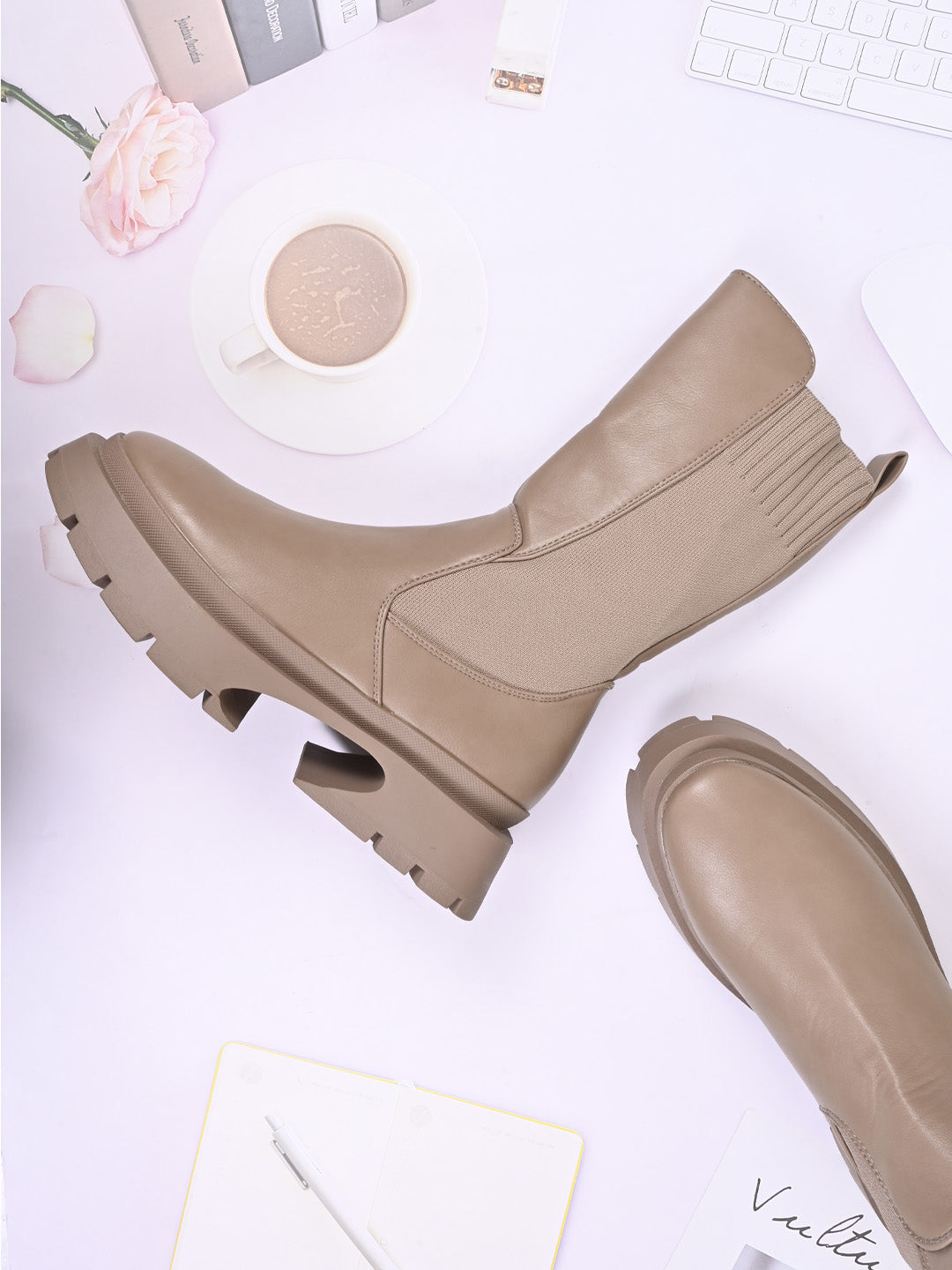 Women, Women Footwear, Khaki Boots