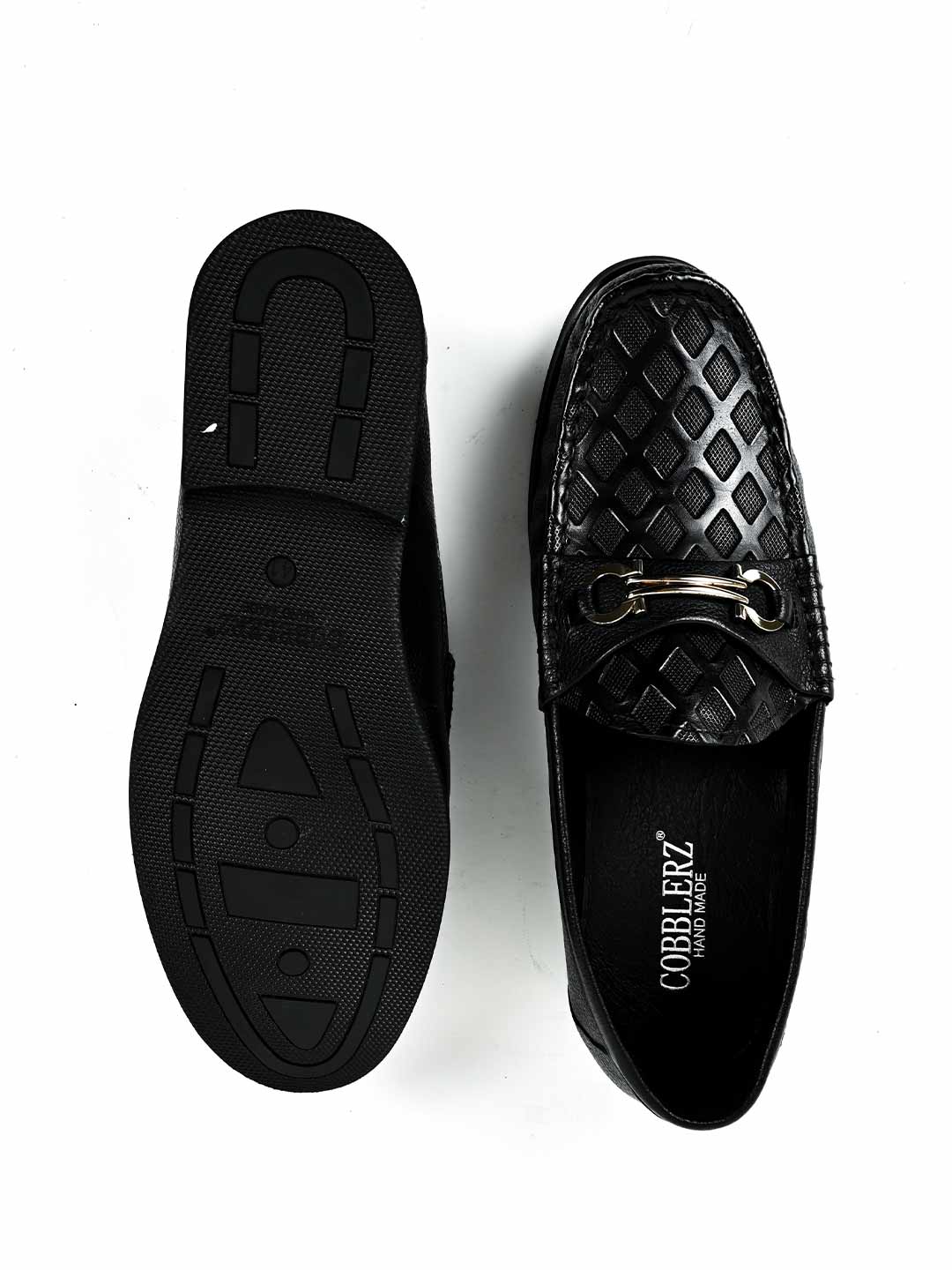 Men, Men Footwear, Black Loafers