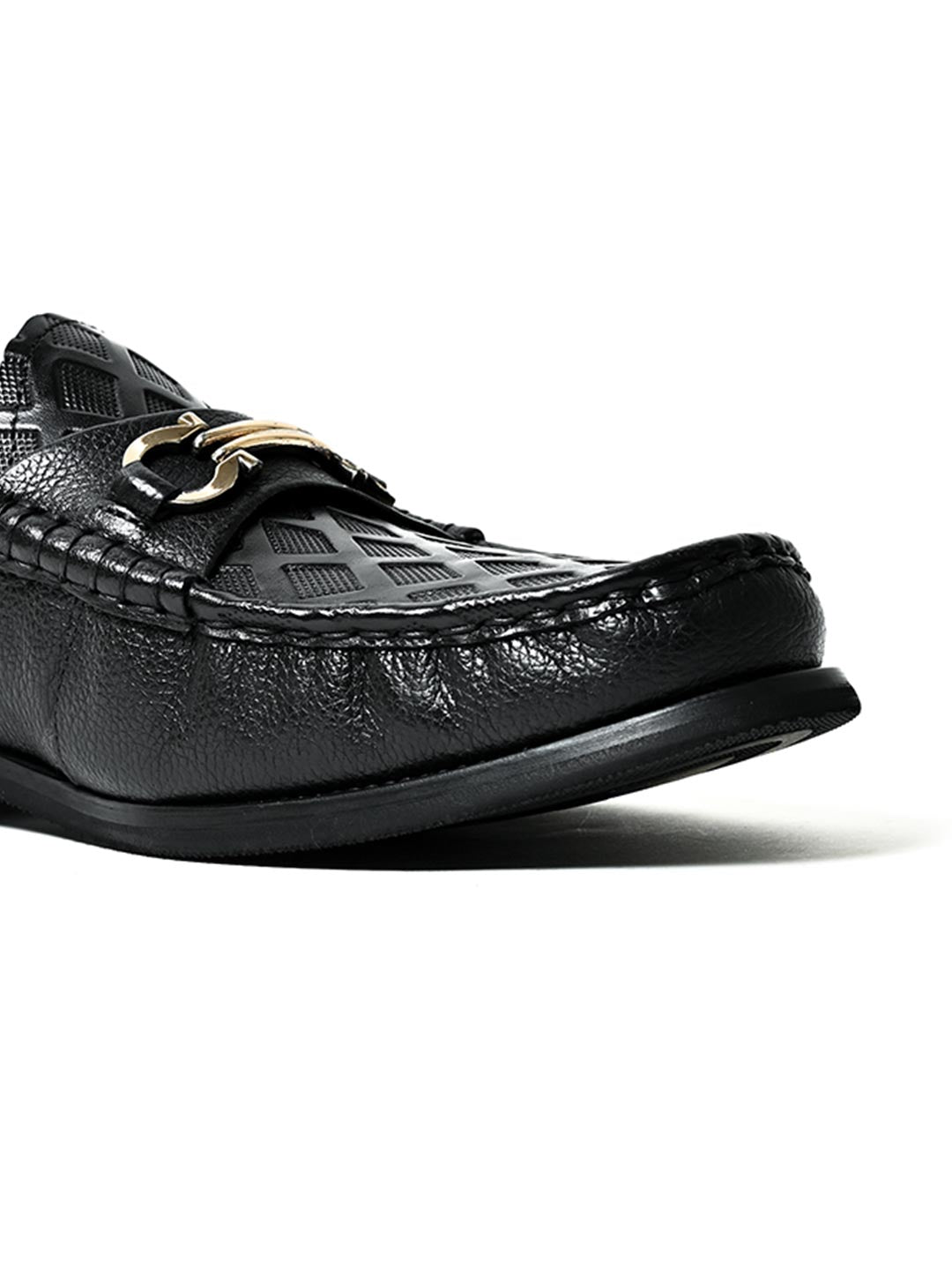 Men, Men Footwear, Black Loafers