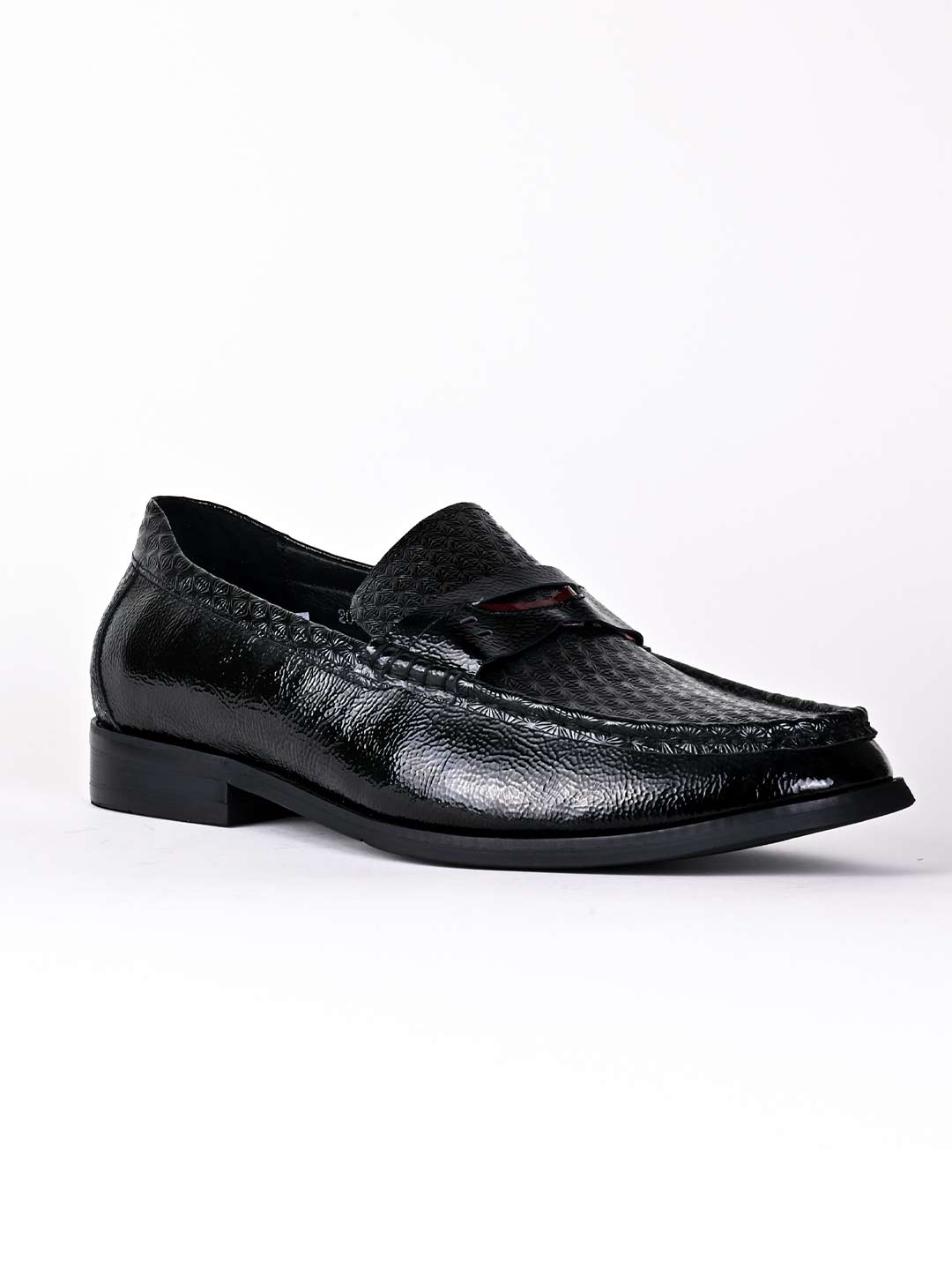 Men, Men Footwear, Black Loafers