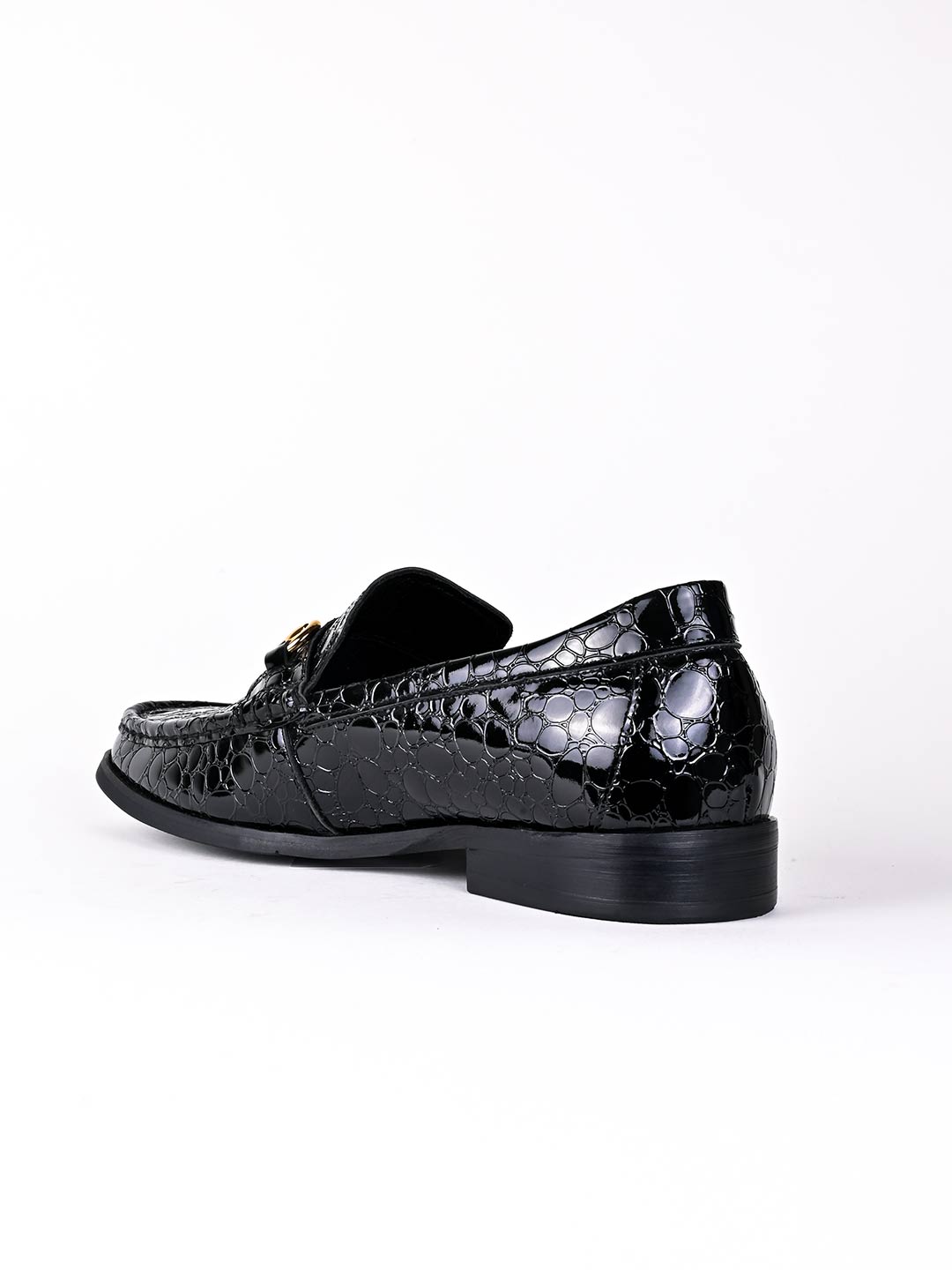 Men, Men Footwear, Black Loafers