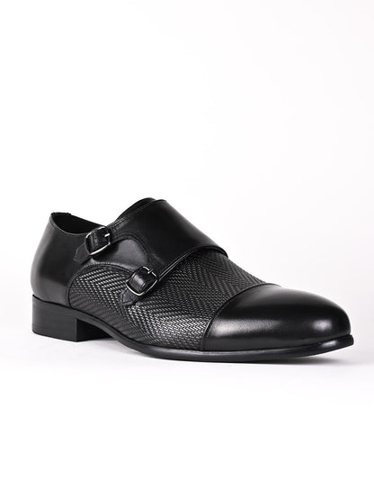 Men, Men Footwear, Black Monk