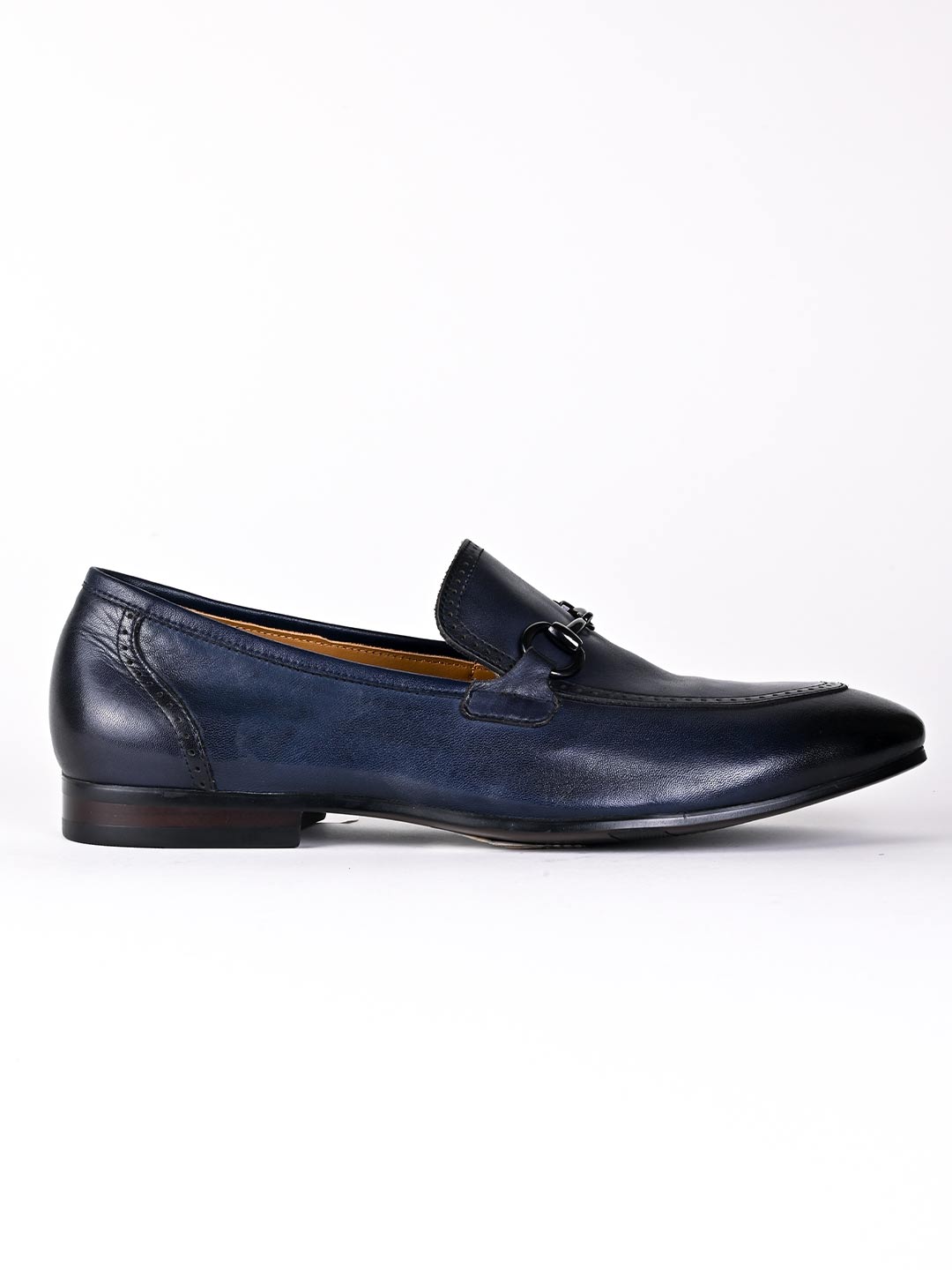 Men, Men Footwear, Navy Blue Loafers