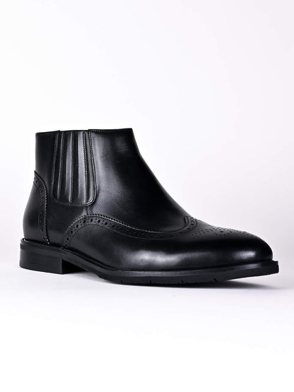 Men, Men Footwear, Black Boots