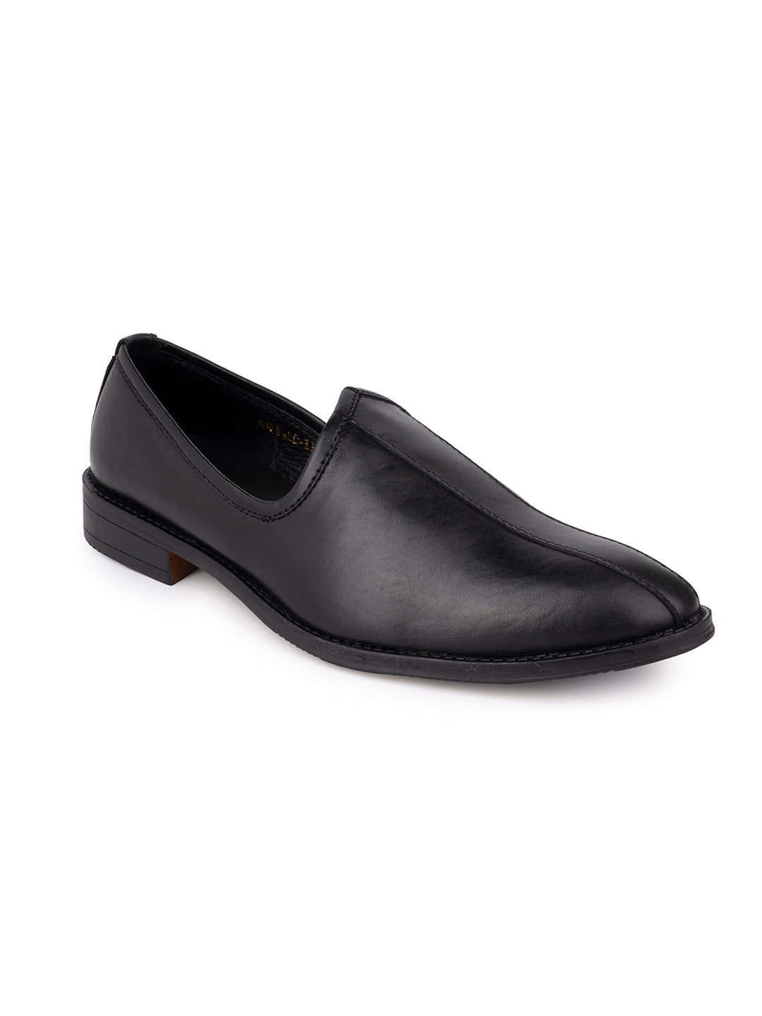 Footwear, Men Footwear, BLACK, Mojaris