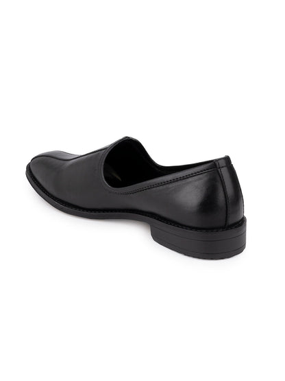 Footwear, Men Footwear, BLACK, Mojaris