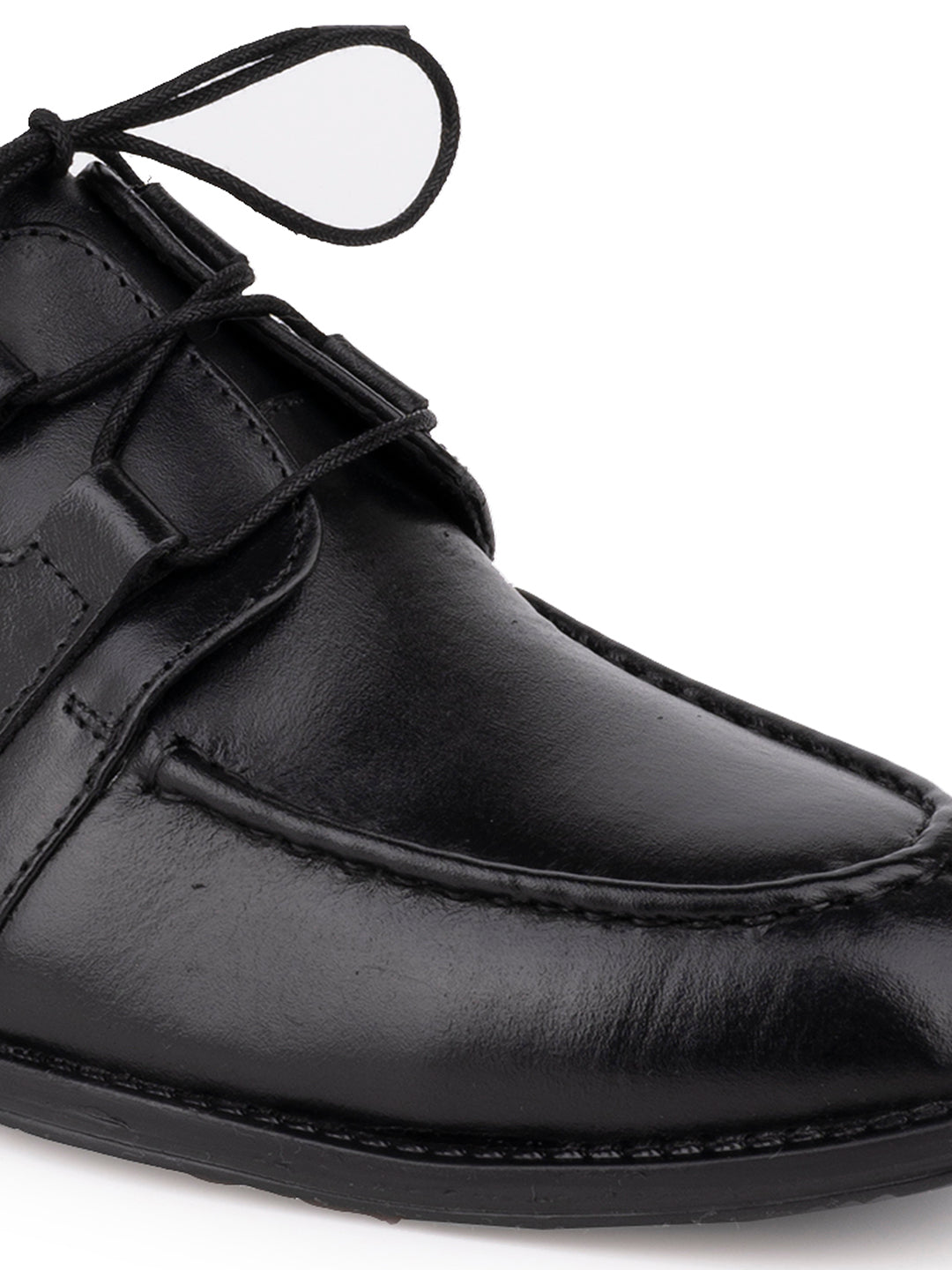 Men BLACK Solid Loafers