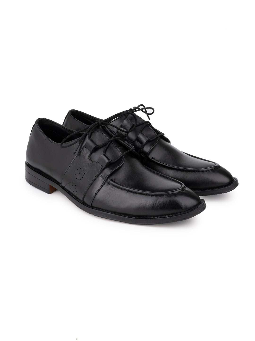 Men BLACK Solid Loafers