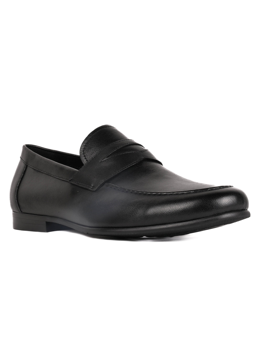 Men, Men Footwear, Black Formal Loafers