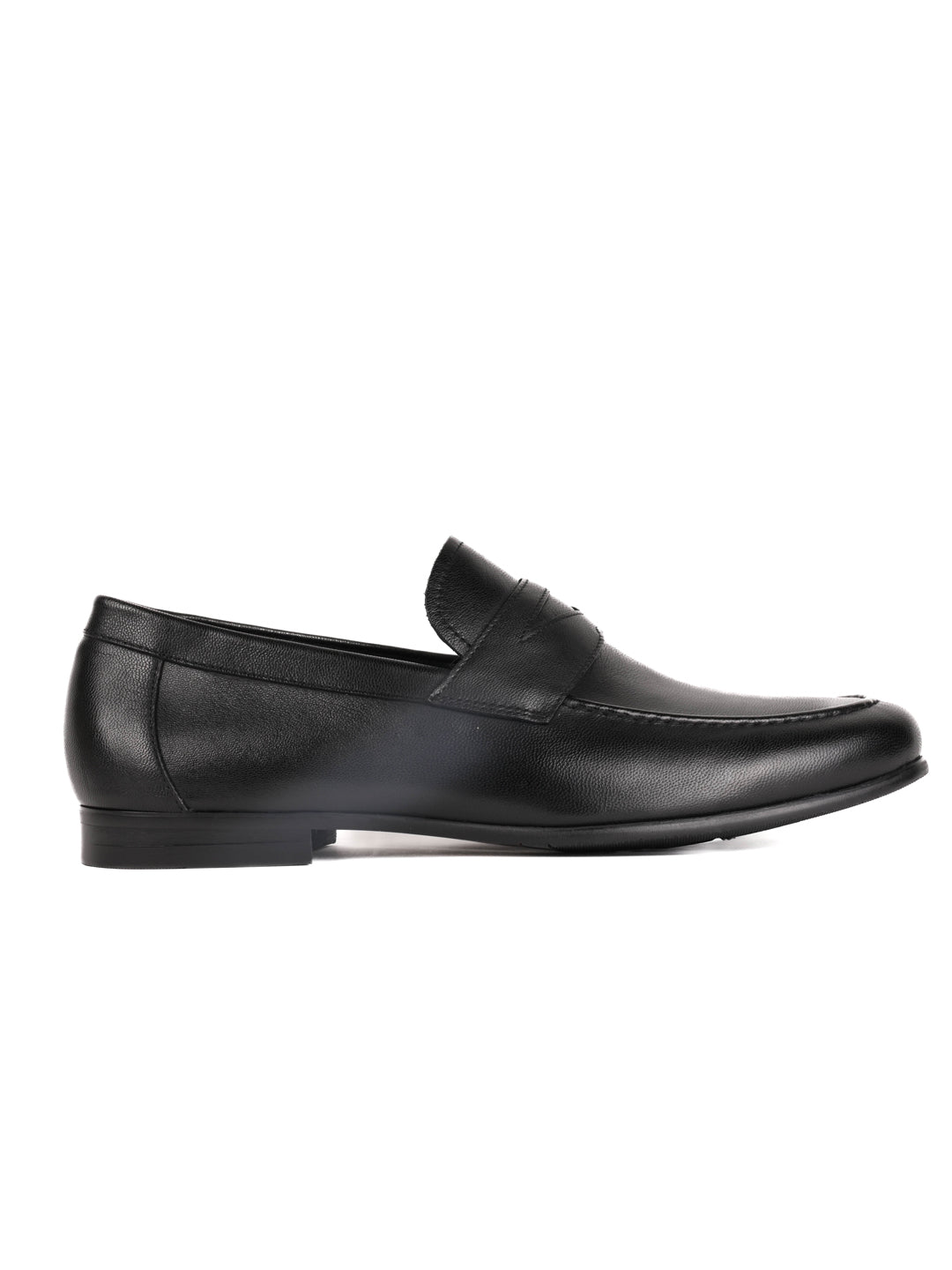 Men, Men Footwear, Black Formal Loafers