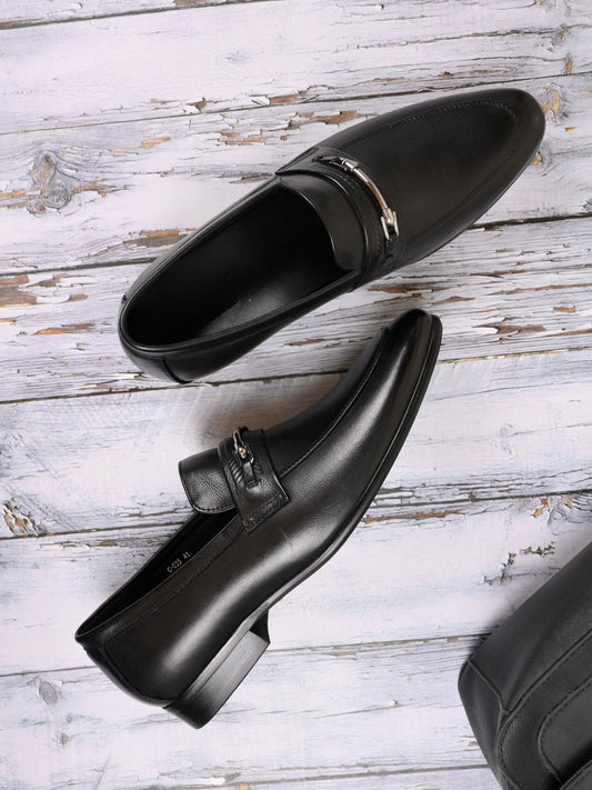 Men, Men Footwear, Black, Formal Loafers