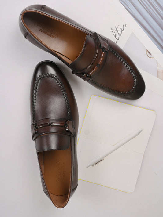 Men, Men Footwear, Coffee Formal Shoes