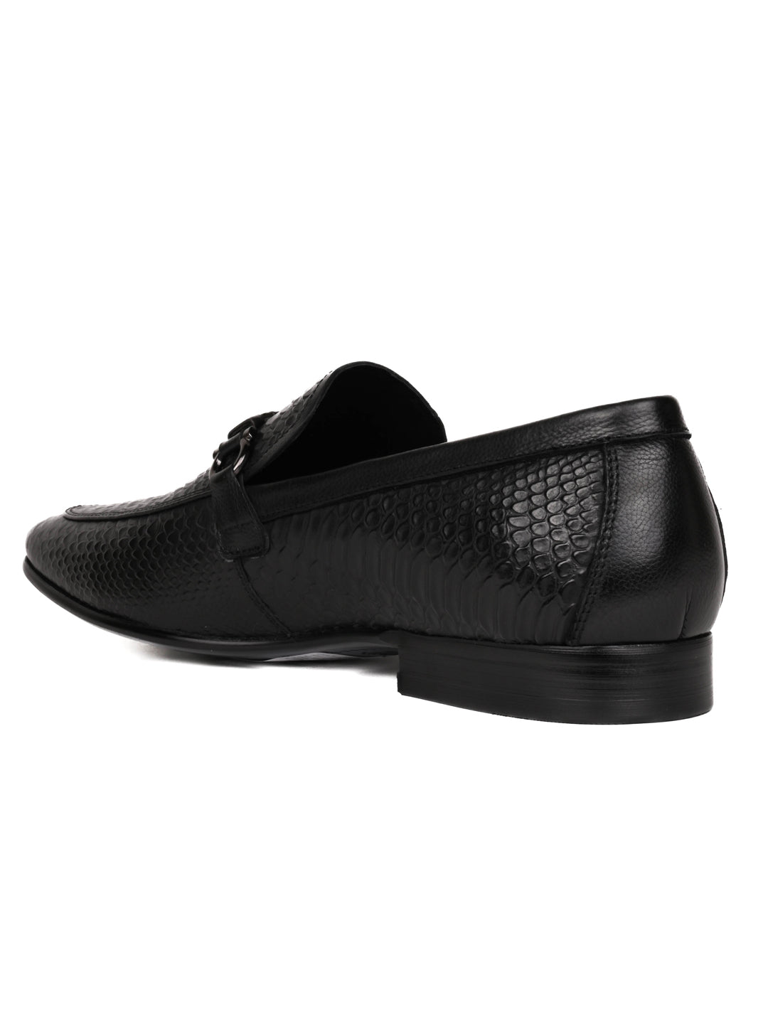 Men, Men Footwear, Black Loafers