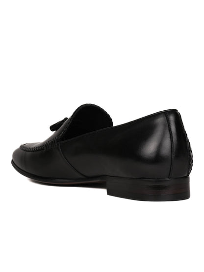 Men, Men Footwear, Black Loafers