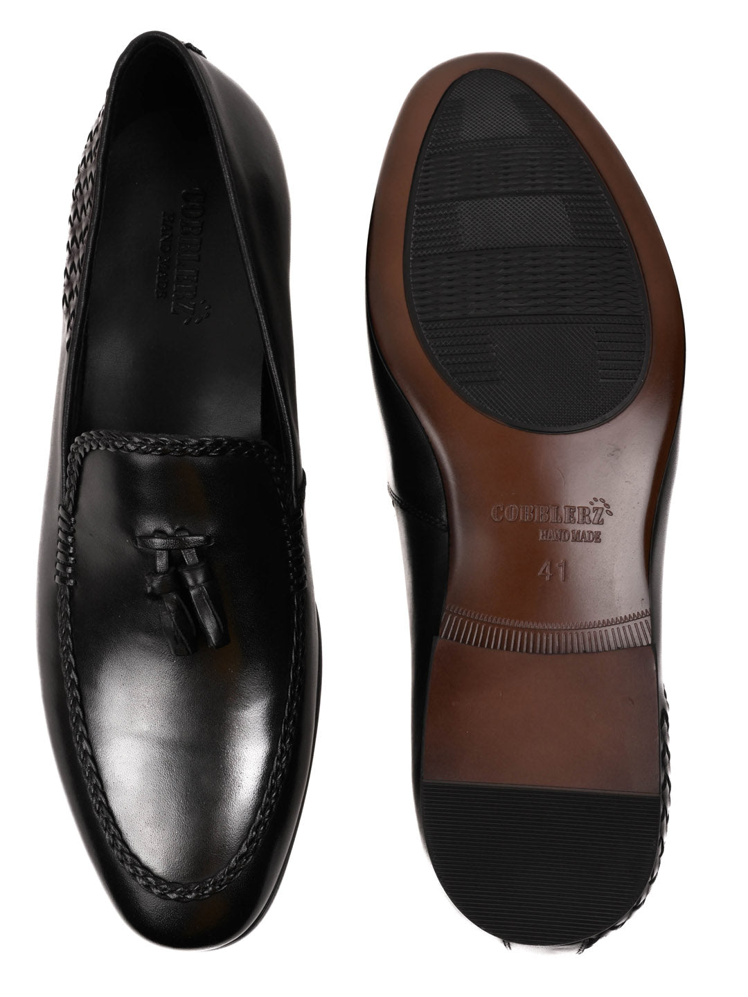 Men, Men Footwear, Black Loafers